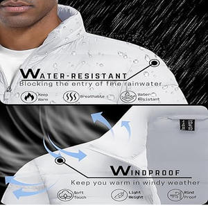 Bubble Jacket for Men <b>Warm</b> Outdoor Regular Lightweight Bubble Puffer Down Jackets for Men Bomber Jacket uploaded by <b>Dress</b> Sports - Product Image 2