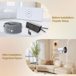 Support de poteau d'antenne Starlink Gen 3, support extérieur résistant aux intempéries en métal robuste pour montage sur avant-toit Starlink - Product Image 4