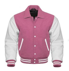 Vêtements coupe-vent à col montant pour homme avec veste Letterman - Product Image 3