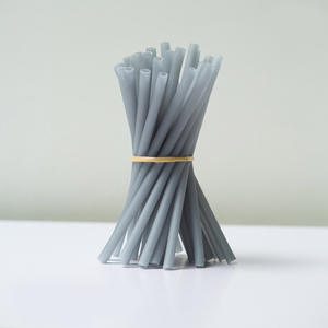 Pailles à boire colorées en ingrédients durables, paille en farine de riz naturelle, multicolores et de différentes tailles - Product Image 5