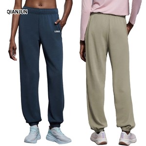 Prix de gros Streetwear femmes entraînement Fitness Gym actif élastique bas Joggers décontracté danse sport course - Product Image 1