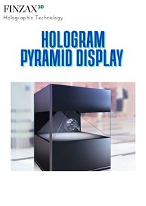 Affichage holographique de qualité d'exportation Affichage pyramidal 3D pour application intérieure et extérieure Publicité pyramide holographique - Product Image 3