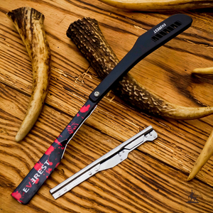 Maquinilla de afeitar recta de acero inoxidable de una sola hoja, estilo novedoso para afeitado facial y corporal, OEM personalizado compatible - Product Image 3