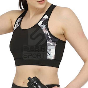 Soutien-gorge de sport sur mesure, différentes couleurs, pour femmes, confortable, facile à porter, disponible en stock. - Product Image 5