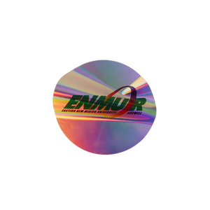 Autocollants en vinyle holographique découpés sur mesure, 100 pièces, imperméables, autocollants pour casques, vélos, casques de sécurité, promotion de la marque - Product Image 4