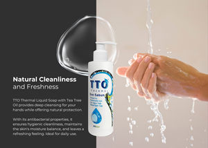 Jabón Líquido Térmico TTO 250ml Blanqueador y Limpiador Profundo para Manos con Aceite de Árbol de Té, Aceite de Espino Amarillo y Ácido Hialurónico - Product Image 3
