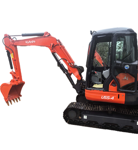 Mini-excavatrice Kubota U55-4 d'occasion, 5,5 tonnes, 5 tonnes, 6 tonnes, excavatrice sur chenilles, best-seller CE, à vendre - Product Image 3