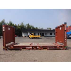 Solution de conteneur Flat Rack pour équipement lourd Flat Rack Cargo Container - Product Image 1