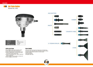 Clavadora Neumática Personalizable AN2 con Soporte OEM, Diámetro Máximo de Clavo 13mm, 1 Año de Garantía, 0.95kg, 100x82x130mm, Hecho en Taiwán - Product Image 2