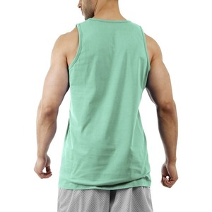<b>Till</b> Green Custom Men's Gym Tank Tops Whole <b>Sale</b> Knitted Sports Singlets - Product Image 5