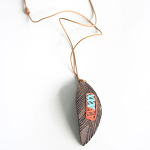 Viet Fargimex Collier de noix de coco de style bohème fait à la main Bijoux de mode naturels - Product Image 5