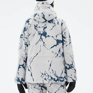 Veste de ski professionnelle unisexe 2025 en TPU double couche, à capuche, grande taille, fermeture éclair, isolée, imperméable et respirante - Product Image 3