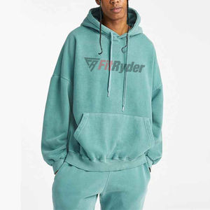 Sweat à capuche délavé à l'acide de haute qualité pour hommes Casual Fashion Sports Style Best Hip Hop Seamless Sweatshirt - Product Image 1