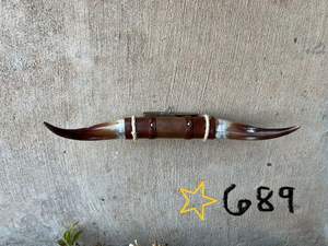 Paires de cornes de taureau polies, cornes de bœuf Longhorn, montées, nautiques, faites à la main, de haute qualité, pour décoration murale, décoration intérieure, agate - Product Image 4