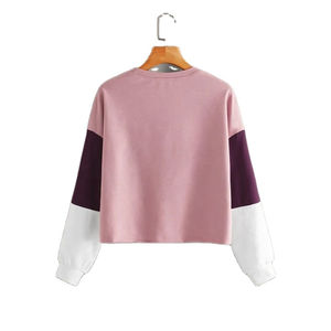 Sudadera de manga larga con cuello redondo para mujer Logotipo personalizado Invierno en relieve Otoño Estilo informal Impresión digital Servicios OEM disponibles - Product Image 2