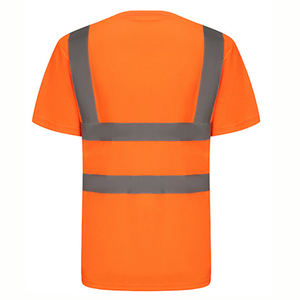 Chemises de travail de sécurité réfléchissantes en polyester 100% à haute visibilité, polos de sécurité pour la construction - Product Image 5