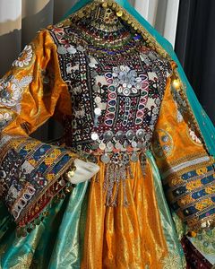 Robe afghane pakistanaise nouvelle tendance Pakistan fait longue robe belle pour l'Aïd de WS INTERNATIONAL beau costume 624 - Product Image 4