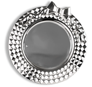 Placas de Metal decorativas de latón con acabado dorado, bandejas de boda de estilo religioso impresas digitales para cenar como regalo o decoración del hogar - Product Image 3