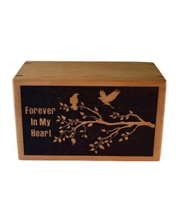 Urn <b>box</b> <b>for</b> human <b>ashes</b> Wooden Cremation Handmade Funeral Urn Wood keepsake urns (11 x 6 x 5) - Product Image 1