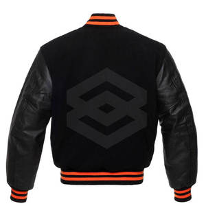 Chaqueta Universitaria Personalizada 2025, Resistente al Viento, Nuevo Estilo, Manga Larga, Cuello Alto, Logotipo Frontal, Patrón, Alta Calidad, Venta al por Mayor - Product Image 5