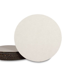 Double Sided White Circle Cake Sheets for Sandwich Cookie Bread Sushi Packaging for Food Chemical Paper Roll Pallet Carton - Product Image 1