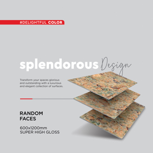 Tuile de porcelaine émaillée polie super brillante de taille 600x600mm et 600x1200mm - Product Image 5