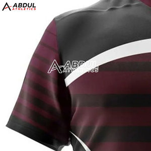 Ensemble uniforme de rugby respirant pour hommes, maillot à manches courtes et short assorti, tissu léger et confortable pour l'entraînement - Product Image 5