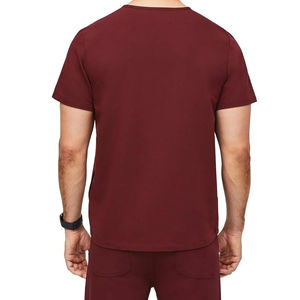 Tenue d'infirmière en satin personnalisée de haute qualité, design à col en V, pour les médecins, les infirmières, les uniformes médicaux d'hôpital pour femmes et hommes, MOQ - Product Image 6
