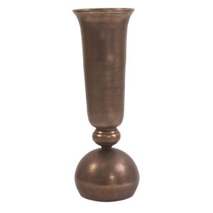 Jarrón de Metal Estilo Trompeta Occidental, Florero para Mesa de Boda, Decoración para Eventos y Fiestas en el Hogar, Jarrones de Metal Dorado Antiguo - Product Image 1