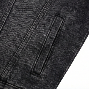 Chaqueta Vaquera de Alta Calidad Estilo Urbano para Hombre, Nueva Moda 2025, Bolsillos Laterales, Corte Ajustado, Cuello Alto, Reversible, para Invierno - Product Image 5