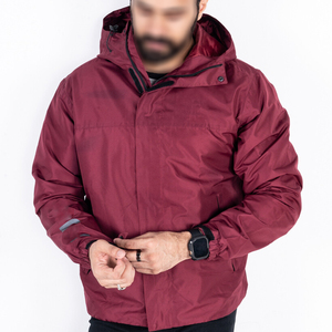 Imperméable Coupe-Vent Chasse Vestes Hommes En Plein Air Street Style Coupe-Vent À Capuche Manteaux Veste Hommes - Product Image 3