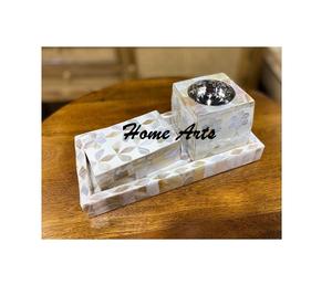 Quemador Bakhoor de madera y madreperla, tamaño y forma personalizados Mabkhara para el uso del restaurante del hotel en casa - Product Image 2