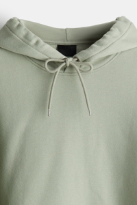 Sudaderas con capucha de felpa francesa en blanco personalizadas de alta calidad para hombres, ropa de calle, sudaderas con hombros caídos de gran tamaño para hombres - Product Image 2