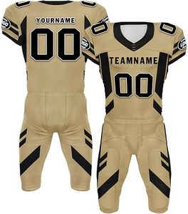 Uniforme de football américain pour hommes adultes de haute qualité à bas prix, respirant, fabriqué en 100% polyester - Product Image 1