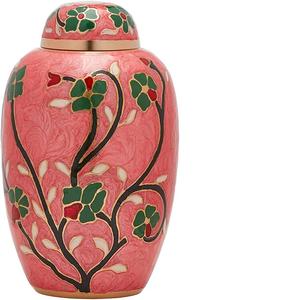 Urne commémorative de crémation en métal rose pour hommes et femmes adultes, stockage des cendres humaines, Offre Spéciale - Product Image 4