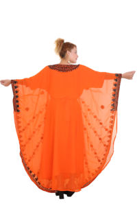 Caftan islamique marocain moderne pour les femmes longue robe de plage longue au sol avec approvisionnement ODM à manches longues respirant - Product Image 3