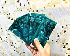 Manche de couteau en résine époxy de qualité supérieure personnalisé Artisanat naturel Catégorie Couteaux de qualité supérieure Technique brute avec style animal - Product Image 2