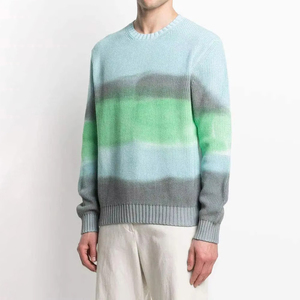 Homme Slim Fit tricoté pulls décontractés hiver hommes chandails confortable épais respirant hiver pull col rond - Product Image 1