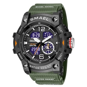 Montre de sport de style américain pour hommes, montre-bracelet numérique multifonction - Product Image 4
