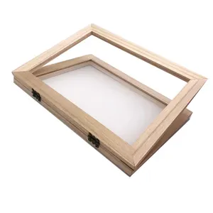 100% bester MDF-Holz-Foto rahmen und kunden spezifische quadratische Form und dekorative Tisch qualität