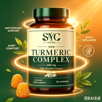 Gummies OEM Complexe Curcuma 500mg Formule Santé Articulaire Soutien Anti-inflammatoire Absorption Rapide Bien-être Quotidien Santé Adulte