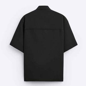 2025 nuevo superventas hombres ajustado cremallera cuello Polo ropa Casual Polo camiseta con mangas cortas para hombres ropa de talla grande - Product Image 2