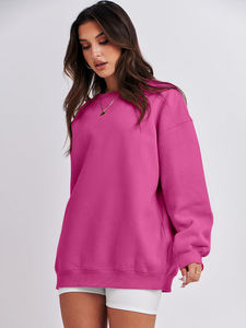 Échantillon gratuit Offre Spéciale sweat à capuche pour femme surdimensionné avec logo personnalisé mode de rue pull-over sweat à capuche en coton pour femmes avec service OEM - Product Image 5