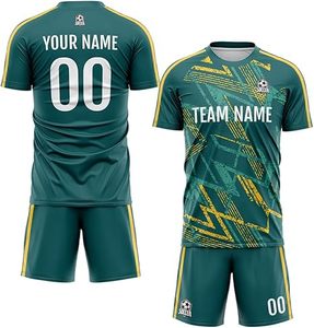 Ensemble d'uniformes de football personnalisable-100% coton séchage rapide unisexe adulte toutes saisons - Product Image 1