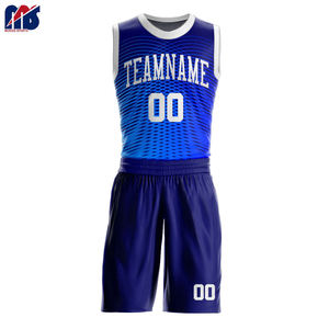 Ensembles d'uniformes de basket-ball pour adultes de haute qualité Short en jersey unisexe personnalisé Respirant Prix de gros Technique de sublimation utilisée - Product Image 2