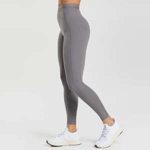 Seamless Knitted Sexy Ladies <b>Legging</b> <b>High</b> Wasted Elastic <b>Waist</b> Quick Dry Comfortable Breathable Fitness Wear Full Length - Product Image 2