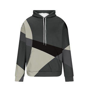 Sweats à capuche en coton surdimensionnés avec logo en polaire lourde unie de haute qualité entretenus par OEM Sweats à capuche personnalisés pour l'hiver pour hommes - Product Image 1