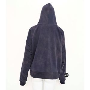 Sweats thermiques de haute qualité pour femmes Capuche unie Fermeture à glissière Logo personnalisé Design respirant Badge avant pour l'hiver - Product Image 2