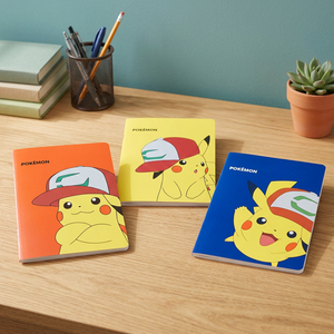 Set de 5 Mini Cuadernos Pikaed Hat, Papelería Coreana para Niños, Cuadernos de Bolsillo con Personajes Lindos, Regalo Escolar de Anime - Product Image 1