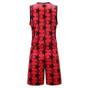 Vente en gros personnalisé doux respirant hommes basket maillot confortable équipe de basket-ball uniforme paquet - Product Image 3
